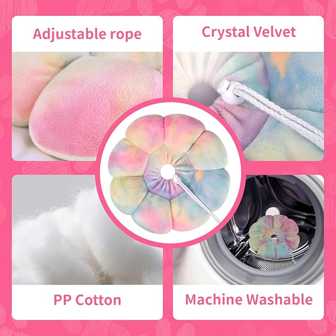 Dog Cat Surgical Recovery Cone Dog Protective Collar, Pet Recovery E-Collar Soft Neck Cone to Stop Licking Wound for Cats & Kittens Small Dog After Surgery (Pinkblue, S)