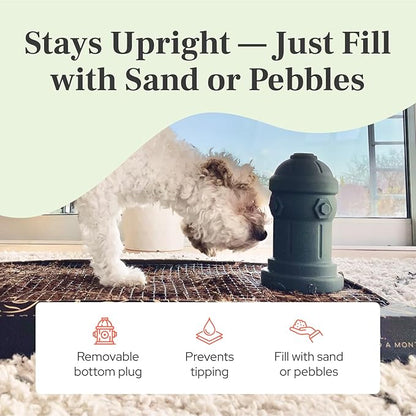 Small Dog Fire Hydrant 4x7 Silicone Soft Potty Training Aid for Small Breeds Under 10lbs Toy Breeds Indoor Outdoor Training Yellow