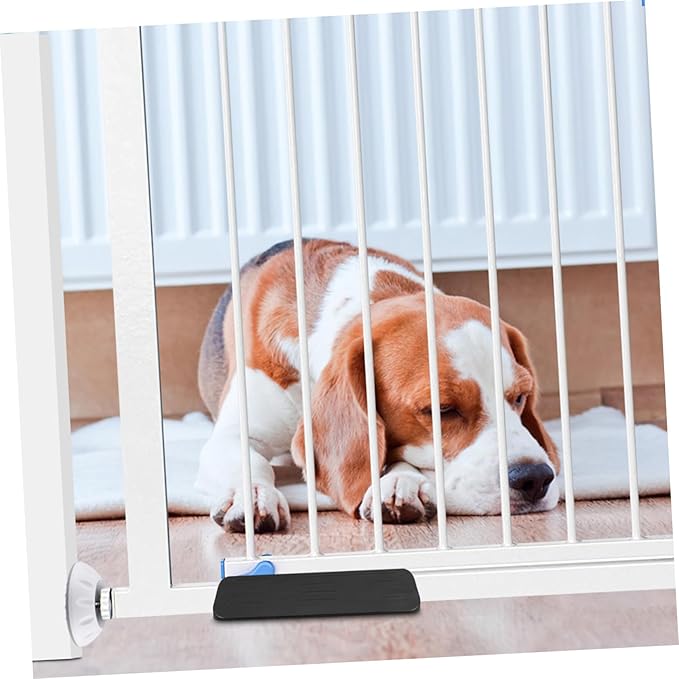 TOYANDONA Safety Door Gate Ramp for Pets Lightweight Kick Plate Accessory for Indoor Use Easy Installation Protective Barrier for Stairways for Dog Gates