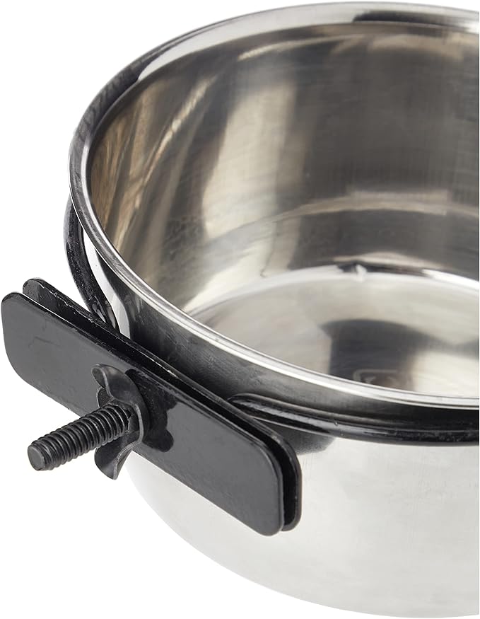 CLASSIC Pet Products Coop Cup Stainless Steel Fixed Feeding Bowl, 600 ml