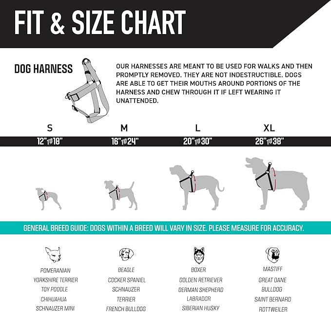 Wolfgang Heavy Duty Adjustable Dog Harness, Pull-Tested to Over 800 lbs for Walking & Training, WolfMountain Print, Small