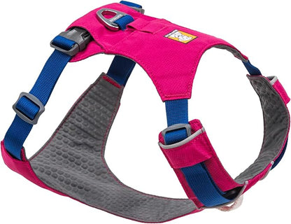 Ruffwear, Hi & Light, Everyday Lightweight Dog Harness, Trail Running, Walking, Hiking, All-Day Wear, Alpenglow Pink, XX-Small