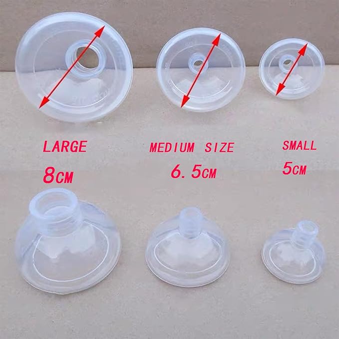 Cat/Dog Inhaler Aerosol Chamber with Valve - Round Silicone Material Cover, Transparent Version (Large)