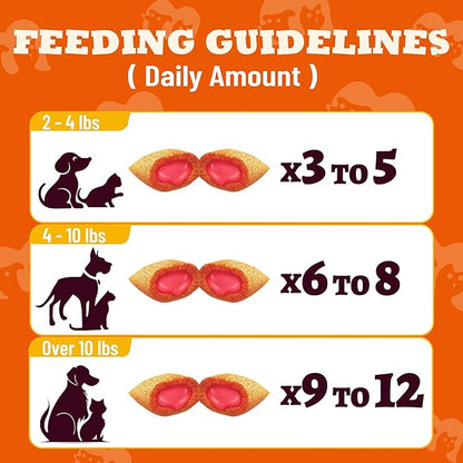 13.05 oz Urinary Tract CatTreats - Cranberry Cat Treats for UTI, KidneySupport, Bladder Control - Chicken &Cranberry Flavor, Crunchy Snacks for Kittens