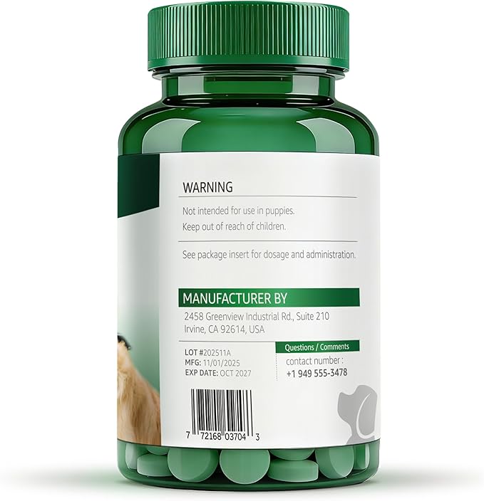 Zenectin Dewormer for Dogs, Digestive Cleanser, Broad Spectrum for All Wormer, Hookworms, Lung Worms, Pin Worms, Round Worms