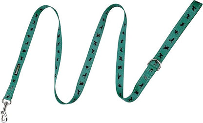 EcoBark Dog Leash - Soft & Reflective Forest Green Comfort Leash with Padded Handle - Strong Durable Heavy Duty - Training and Pulling for Small, Medium or Large Dogs