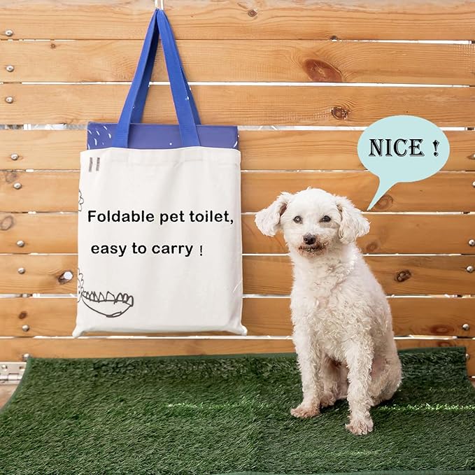 Dog Litter Box with High Walls,Pee Pad Holder Tray for Indoor Dog Potty,No Assembly,No Spill,Waterproof,Easy to Clean,Portable for Travel (Black Star, S-23.6''Lx23.6''Wx12''H)