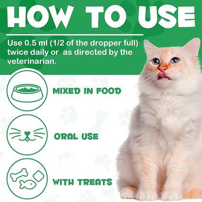 Kidney Support for Cats, Cat Kidney Treatment Support Cat Urinate Regularly, Strengthen Kidney Function,Increase Immunity, Herbal Supplement Supports Healthy Kidney Function- 2PCS