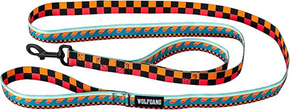 Wolfgang Heavy Duty Dog Leash, Pull-Tested for Walking & Training, Buenaonda Print, Dual Handle Large