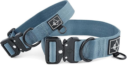 Made to ROAM Premium Dog Collar - Adjustable Heavy Duty Nylon Collar with Quick-Release Metal Buckle (California Horizon, Classic Size 1)