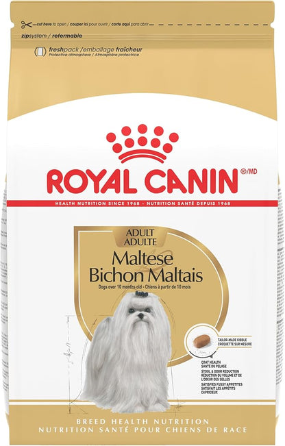 Royal Canin Breed Health Nutrition Maltese Adult Dry Dog Food, 10 lb Bag