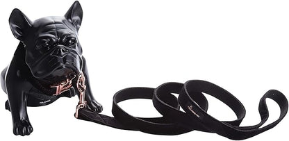 ARING PET Dog Collar and Leash, Velvet Dog Collar and Leash Set, Soft & Comfy, Adjustable Collars for Dogs Medium