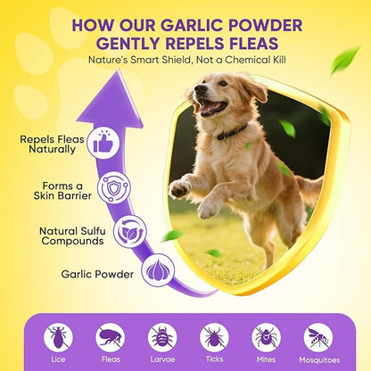 Dog Flea and Tick Treatment Chewable 200 Treatment Chews Natural Soft Chew Fleas Ticks Treatment Dog Oral Chewables Support Supplement