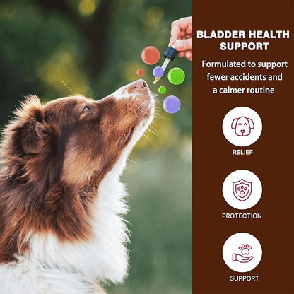 Dog UTI Treatment - Cranberry Supplement Drops for Dogs UTI - Urinary Tract Infection Treatment Medicine, Helps with Bladder & Kidney Health-Chicken