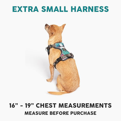 Embark Adventure Dog Harness for Small, Medium & Large Dogs – No Pull, Reflective Trim, Heavy Duty Oxford, 2 Leash Clips, Gel-Lined Handle, Soft Padded
