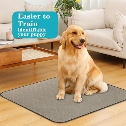 Bunlitent Washable Pee Pads for Dogs 36" x 41", 5 Pack, Reusable Puppy Pads, Dog Training Pads with Quick Dry, Large Anti-Slip Whelping Pad for Pet, Playpen, Incontinence, Housebreaking