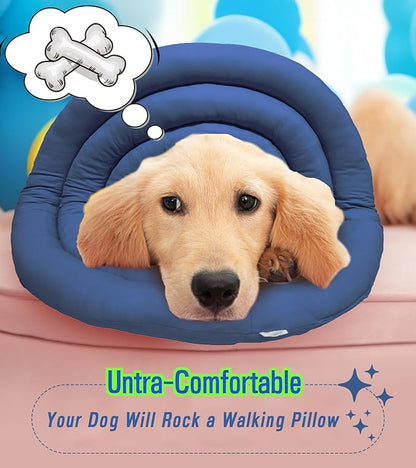 Soft Dog Cones, Recovery Dog Donut Collar After Surgery- Cone of Shame Alternative, Pet Elizabethan E-Collar Anti-Bite Lick Wound Healing Adjustable for Small Large Medium Dogs, 3XL