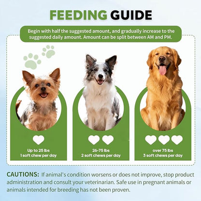 Grass Burn Spot Chews for Dogs, Dog Pee Lawn Spot Saver Caused by Dog Urine, Green Grass Chews with Gut Health Probiotics, DL-Methionine and Cranberry, Urine Neutralizer for Lawn - 120 Ct