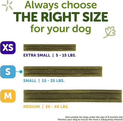 Wellness WHIMZEES Freshzees Dog Dental Treat, Soft Chews, Freshens Breath, Small Size, 14.81 oz Bag, 28 Count