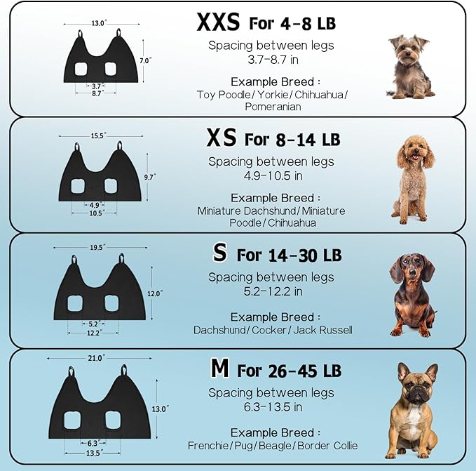 Supet Dog Grooming Hammock Harness for Dogs Cats, Relaxation Pet Nail Clipper Hammock, Restraint Dog & Medium Animal Leashes Sling for Groomingk for Nail Trimming (Black, M)