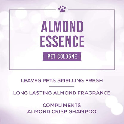 Nature's Specialties Almond Essence Dog Cologne for Pets, Natural Choice for Professional Groomers, Ready to Use Perfume, Finishing Spray, Made in USA, 8 oz