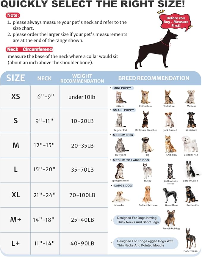 MIDOG Dog Cone Collar for Large Medium Dogs, Soft Inflatable Dog Cone Alternative After Surgery, Adjustable Protective Recovery Cone - Alternative E Collar Does Not Block Vision (Bow Tie,L)