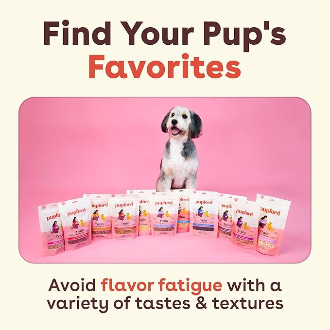 Pupford Freeze Dried Training Treats for Dogs & Puppies, 1400+ Three Ingredient Bites (Beef Liver, 4 oz, 3 Pack)
