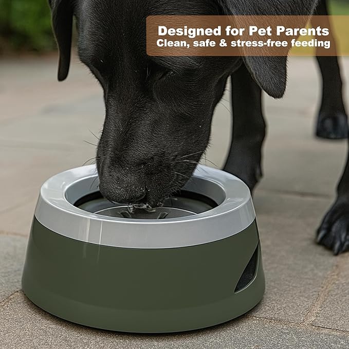 Dog Water Bowl (25oz),No Spill Water Bowl for Dogs and Cats,Water Bowl Dispener for Travel and Home,No Messy Splashes, Spilling or Drips for Dogs & Cats