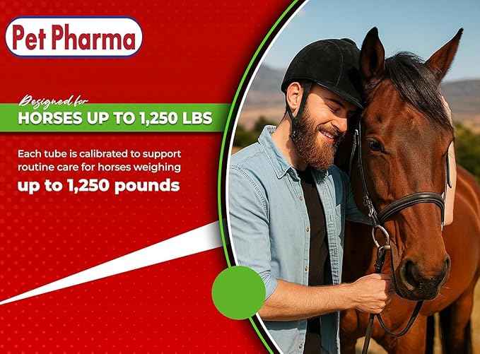 Ivermectin Paste 1.87% Only Use for Horses – Apple Flavor Oral Paste – 6.08g Syringe - Gel Dewormer for Horse - Safe for Equine of All Ages (2 - Pack)