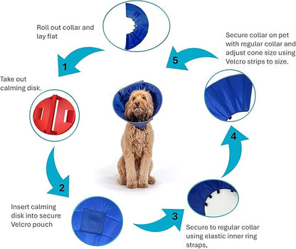 Calm Paws Dog Caring Collar W/Calming (Large)