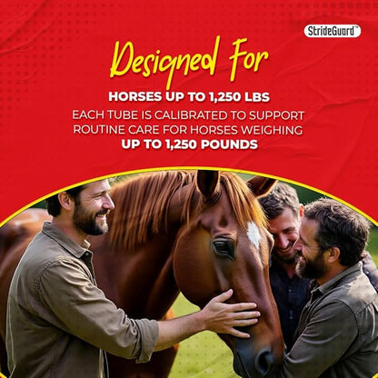 Horse Ivermectin Paste 1.87% – Apple Flavored Oral Horse Dewormer Syringe – 6.08g Tube Treats Horses Up to 1250 LB [Pack-36]