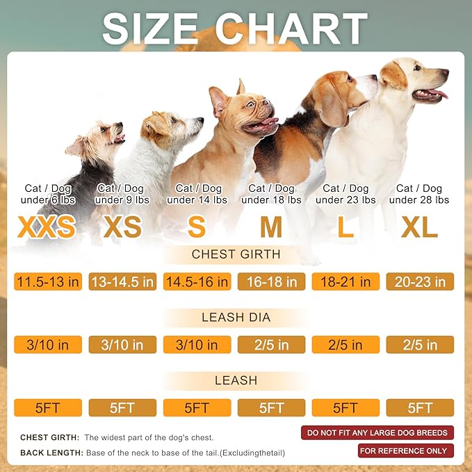 BEAUTYZOO Small Dog Harness and Leash Set, Step-in No Chock No Pull Soft Mesh Dog Harness Reflective for Extra-Small/Small Medium Puppy Dogs and Cats, Plaid Dog Vest Harness for XS S Pets, Red