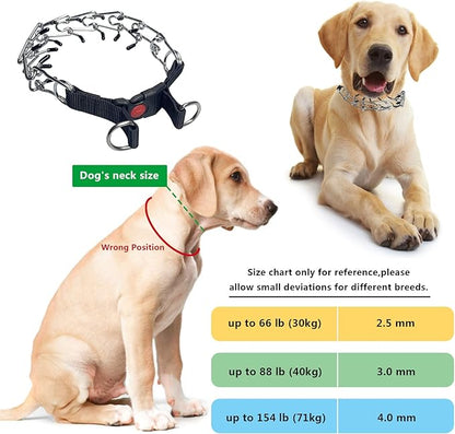 Dog Training Collar, Martingale Collar for Large Medium Small Dogs (S)