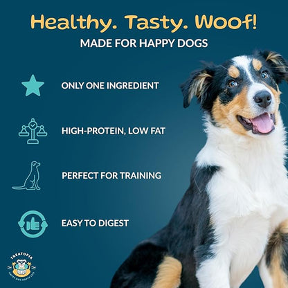 TREATOPIA Beef Liver Nuggies Dog Treats, 32 Ounce Bag - All-Natural, Sustainable, Healthy, High Protein, Hand-Trimmed, Slow-Roasted, Made in The USA, Nutritious, No Additives, No Fillers
