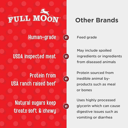 Full Moon Essential Beef Savory Bites 8.0 oz (Pack of 2)