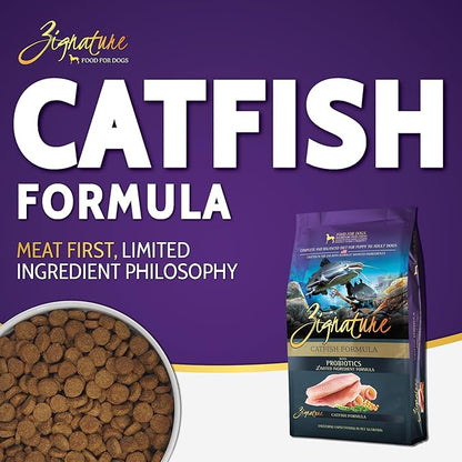 Zignature Catfish Limited Ingredient Formula Formula Dry Dog Food 4lb