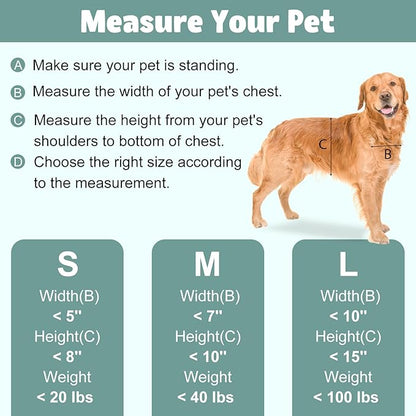 Dog Door, Weatherproof Pet Doors for Petite to Average Sized Dogs, Cats or Other Pets, Upgraded and Thickened, 8" × 11" Opening Flap Size, Easy Installation
