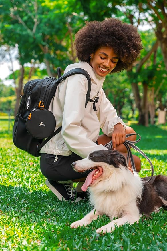 OllyDog Superbowl | Collapsible Dog Travel Bowl | 2 Compartment Food & Water | Foldable| Portable Dog Bowl | Hiking, Camping (St. Lucia)