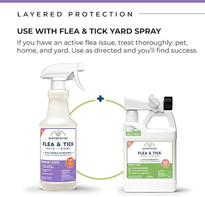 Wondercide Rose Flea & Tick Spray for Pets Plus Home with Natural Essential Oils 16 fl. oz.