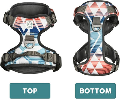 Embark Adventure No-Pull XL Dog Harness for Extra Large Dogs – Reflective Trim, Military-Grade Nylon, Dual Leash Clips, Gel-Lined Handle