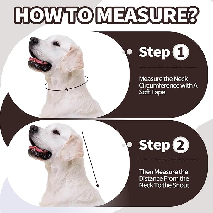 Allroaring Dog Cone Collar, Soft Cone for Dogs to Stop Licking, Adjustable Breathable Dog Cones for Medium Dogs Wound Care, Spay, Neuter, Pet Surgery Collar Brown M