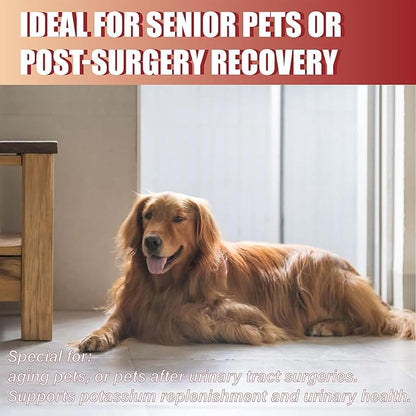 Potassium Citrate & Cranberry Supplement for Dogs & Cats - UTI Treatment & Bladder Support Powder, pH Balance, Urinary Tract & Stone Prevention