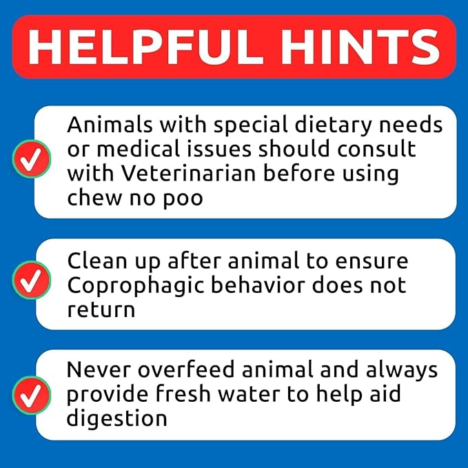 No Poo Chews for Dogs - Coprophagia & Stool Eating Deterrent with Probiotics, Digestive Enzymes & Breath Aid Support