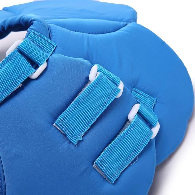 Dogs Cats Medical Grooming Pet E-Collar Recovery Remedy Protective Dog Lick Caught Soft Sponge Adjustable Postoperative Kit for Small and Medium Dog (Blue, M (neck's Girth 10.6" to 11.4"))