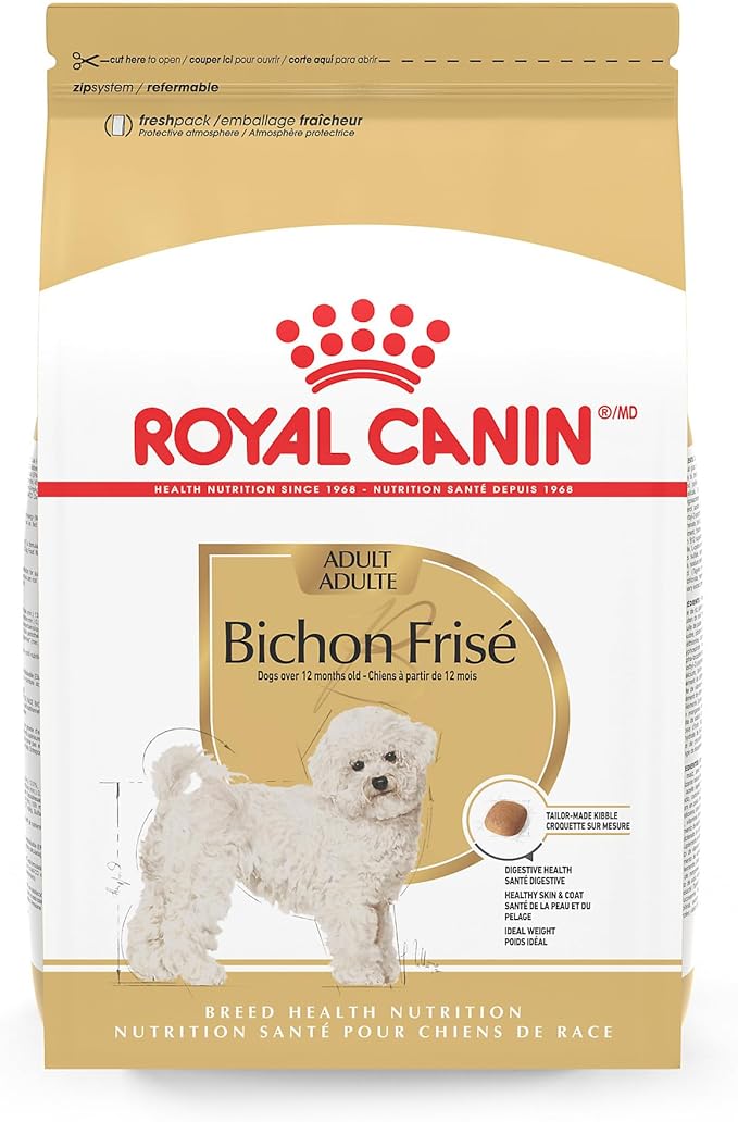 Royal Canin Breed Health Nutrition Bichon Frise Adult Dry Dog Food, 3 lb Bag