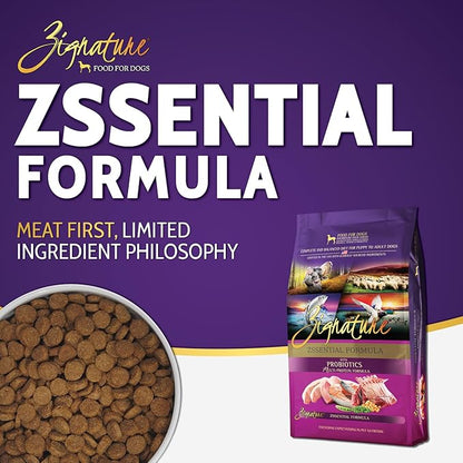 Zignature Zssential Limited Ingredient Formula Dry Dog Food 4lb