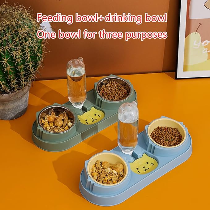 Pet Food Bowl Small Dog Feeder Water Feeding Dog Storage Anti-Skid Dogs Dishware Bowls for Food and Water Automatic