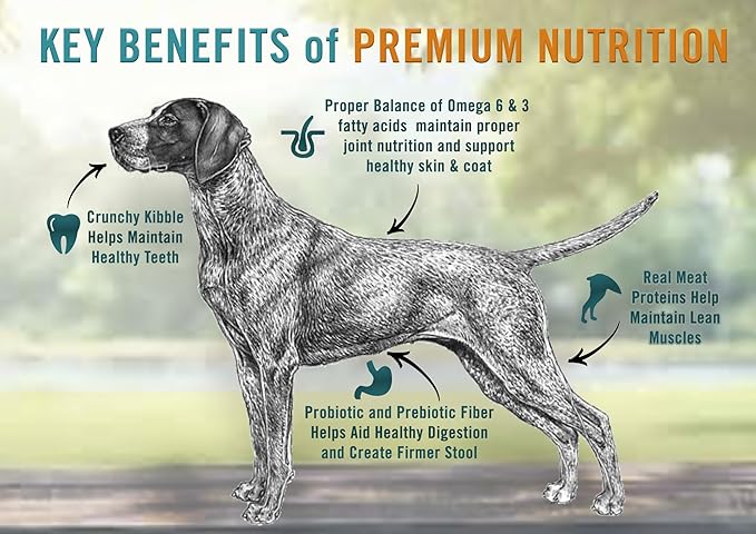 Chicken Soup for the Soul All Natural Premium Adult Dry Dog Food, Real Meat First Ingredient, No By-Products, Supports Gut & Immune Health, Beef & Brown Rice, 28lb