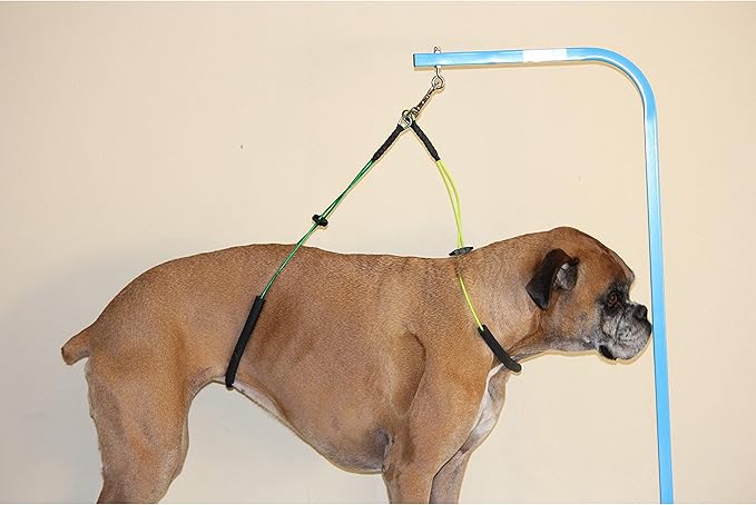 Downtown Pet Supply No Sit Haunch Holder for Dog Grooming Arm and Pet Grooming Table - Dog Grooming Supplies - Stainless Steel Hardware, Rust & Chew Resistant - 19 & 21in - Small/Medium (Haunch Only)