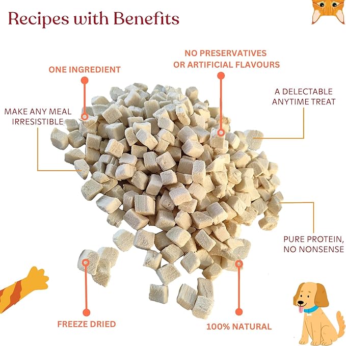 Freeze Dried Two-Pack Bundle Beef Liver and Chicken Breast Dog & Cat Treats Food Topper Ideal for Training, Easy to Digest for Sensitive Pets (2 Packs) (2.0 oz Each, Beef Liver and Chicken)
